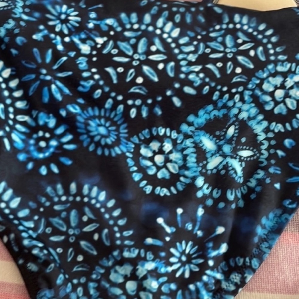 Johnny Was Annia Twist One Piece Swimsuit Vacation Cruise Pool Beach Sz. XS - Picture 8 of 10
